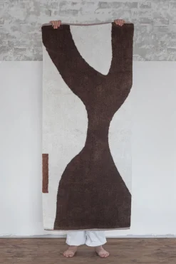 Mette Ditmer Alfombras De Pasillo|Alfombras Tejidas Y De Algodón<Alfombra Figura, Brown, 70x150 cm Marrón