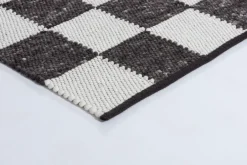 Tisca Alfombra Gotland Design Edición Especial, Antracita-blanco nº 2428, 140x200 cm Gris Discount