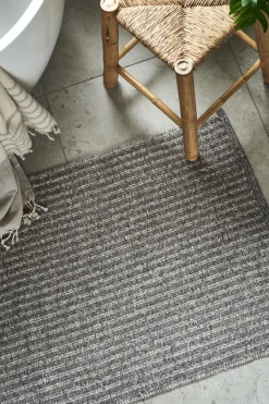 Scandi Living Alfombra Harvest oscuro, 70x150cm Gris Best