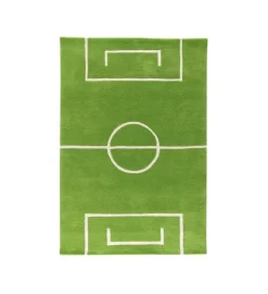 Kateha Alfombras Infantiles|Alfombras Infantiles<Alfombra infantil Football, 120 x 180 cm Verde