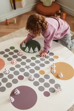 Kid's Concept Alfombra Kid's Base para juego de mesa Ø110 cm, Blanco BlancoMulti Discount