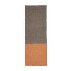 Brita Sweden Alfombra Moor mud (negro-terracota), 70x300 cm NaranjaNegro Clearance