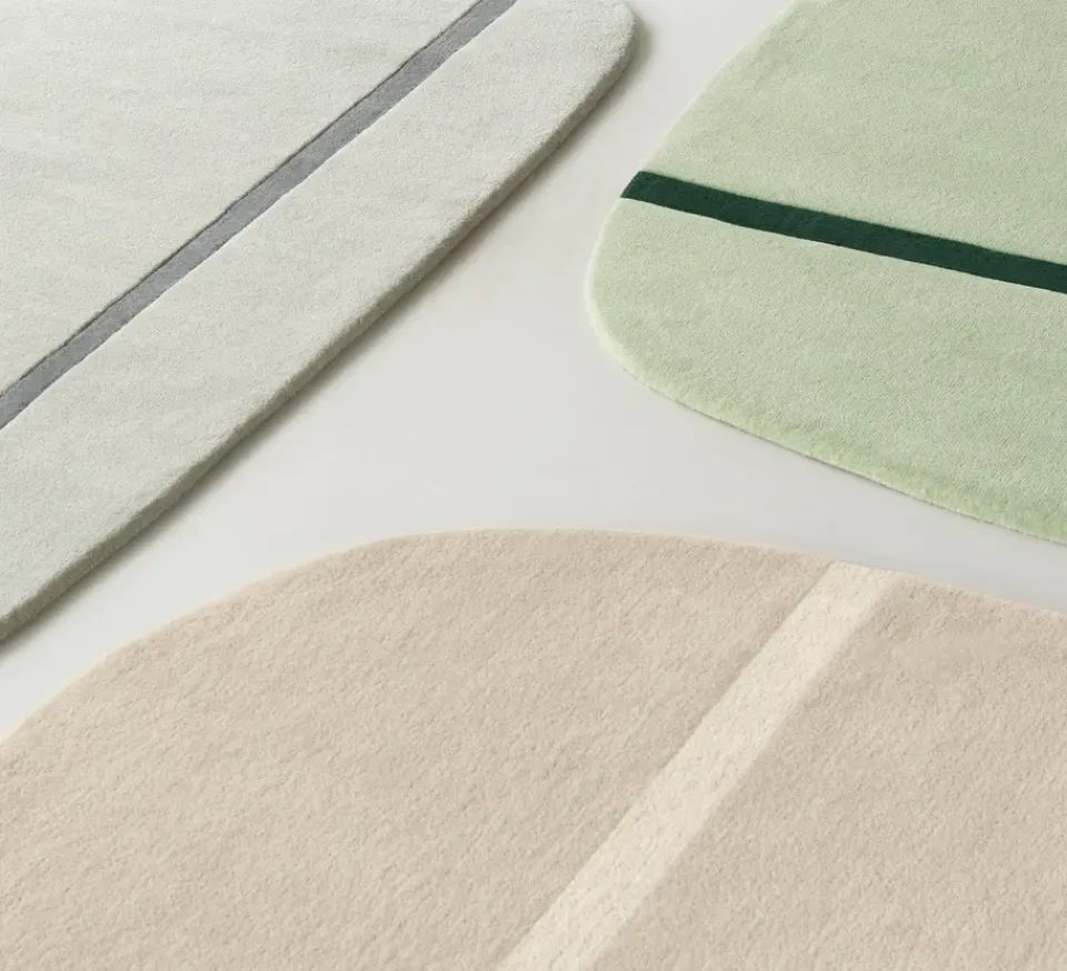 Normann Copenhagen Alfombras De Lana<Alfombra Oona 140 x 140 cm, Sand Beige