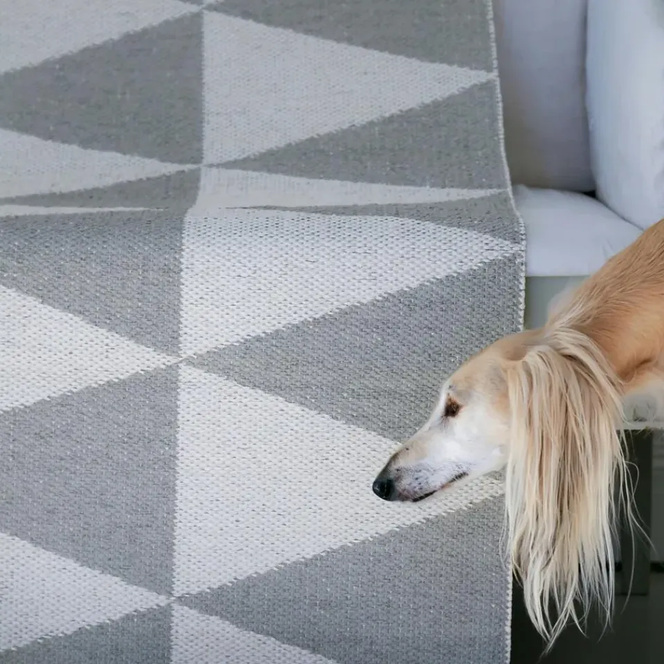 Scandi Living Alfombras De Plástico<Alfombra plástico Rime, concrete, 70 x 150 cm GrisBlanco