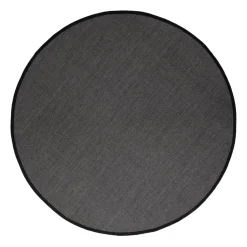 Dixie Alfombra redonda Jenny Sisal, Ø250 cm Negro Outlet