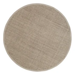 Dixie Alfombra redonda Jenny Sisal, Natural grey Ø150 cm Gris