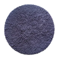Etol Design Alfombra redonda Rasta Ø120 cm, Navy Azul Outlet