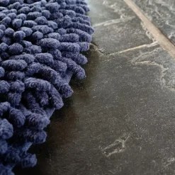 Etol Design Alfombra redonda Rasta Ø120 cm, Navy Azul Outlet