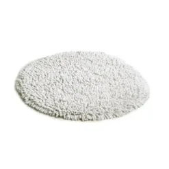 Etol Design Alfombra redonda Rasta, Blanco New