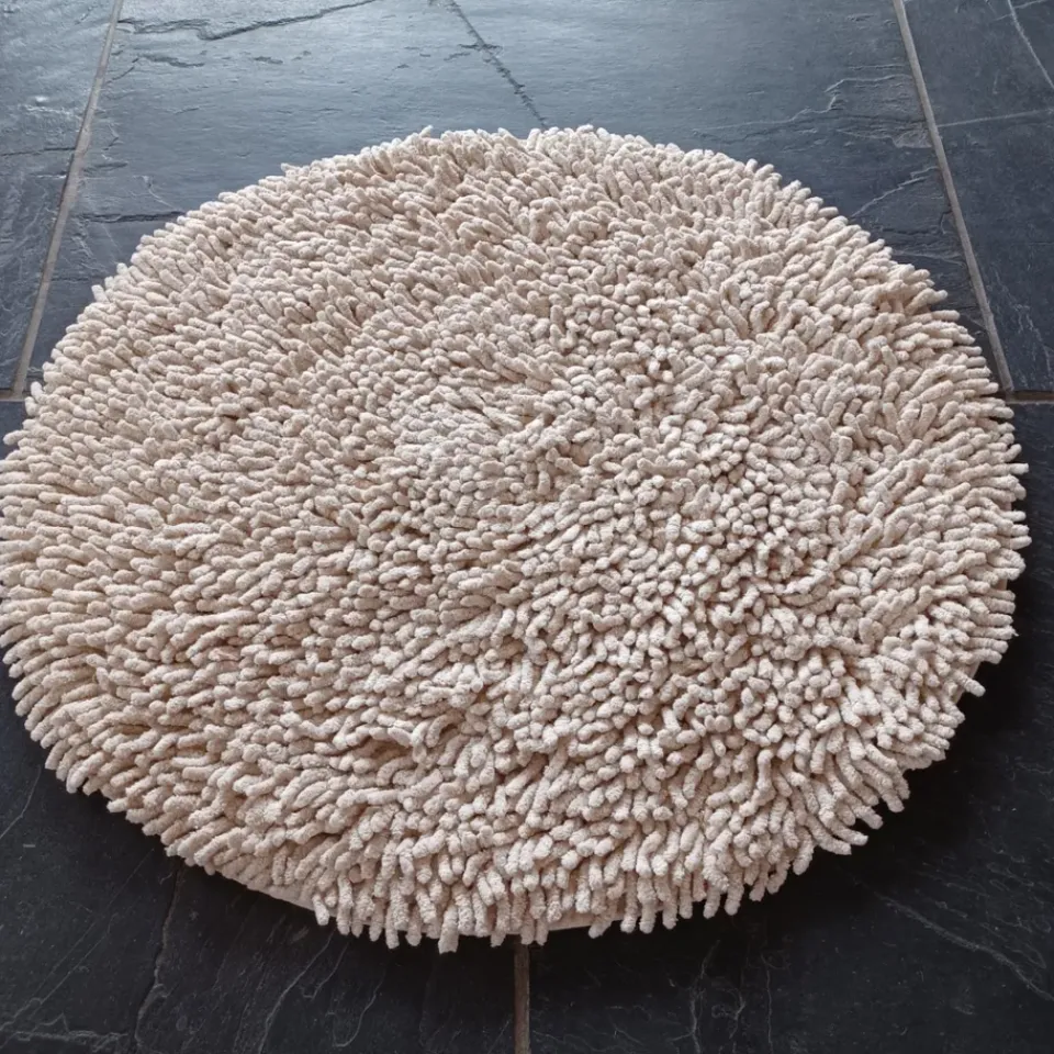 Etol Design Alfombra redonda Rasta, Natural Beige