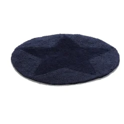 Etol Design Alfombra redonda Star, marino Azul Sale