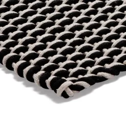 Etol Design Alfombras De Baño<Alfombra Rope, , 50 x 80 cm Negro