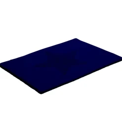 Etol Design Alfombra Star, pequeña, marino Azul
