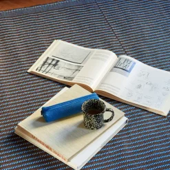 HAY Alfombras De Pasillo|Alfombras De Yute Y Fibras Naturales<Alfombra Tapis 80 x 200 cm, Chestnut-blue AzulMarrón