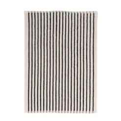 Scandi Living Alfombrilla de baño Drift 50x70cm, Blanco-negro BlancoNegro Online