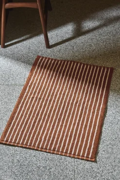 Scandi Living Alfombras De Baño<Alfombrilla de baño Drift 50x70cm, Marrón-blanco MarrónBlanco