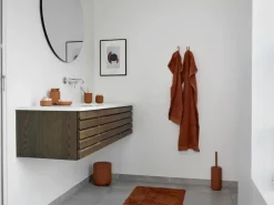 Zone Denmark Alfombrilla de baño Tiles, Terracotta Rojo New