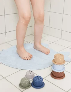 OYOY Alfombras Infantiles|Alfombras Infantiles<Alfombrilla para bañera Little Finn, Ice blue Azul