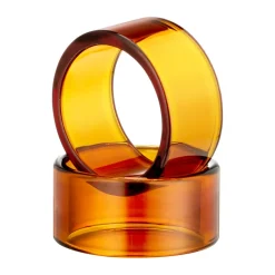 Muurla Anillas para servilletas Loop, 2-pack, Ámbar Naranja New