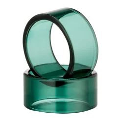 Muurla Servilleteros Y Anillos Para Servilletas<Anillas para servilletas Loop, 2-pack, Azul verdoso Verde