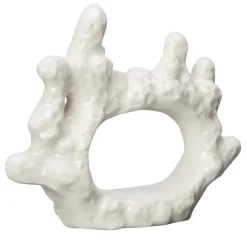 Byon Anillo servilletero Coral, Blanco New