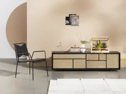 Design House Stockholm Mesas Para Tv Y Media|Mesas Para Tv Y Media<Aparador Air low, , ratán Negro