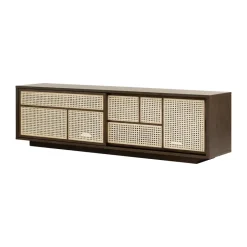 Design House Stockholm Aparador Air low, Roble oscuro Marrón