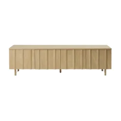 Normann Copenhagen Aparador bajo Rib, Oak Beige Discount