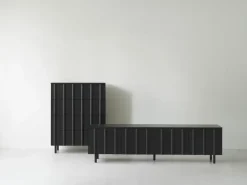 Normann Copenhagen Cómodas Y Aparadores|Cómodas Y Aparadores<Aparador bajo Rib, Soft Black Negro