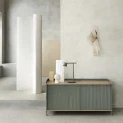 Muuto Mesas Para Tv Y Media|Mesas Para Tv Y Media<Aparador Enfold Low, Black-Oak-Metal Negro