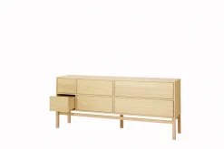 1898 Cómodas Y Aparadores|Cómodas Y Aparadores<Aparador Hylte 6 cajones 172x73 cm, Roble Beige