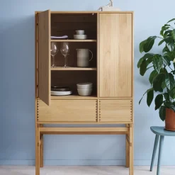 1898 Vitrinas Y Gabinetes|Vitrinas Y Gabinetes<Aparador Hylte, Roble Beige