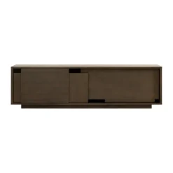 Design House Stockholm Aparador Layer, Roble oscuro, 180×51 cm Marrón Clearance