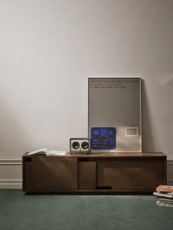 Design House Stockholm Aparador Layer, Roble oscuro, 180×51 cm Marrón Clearance
