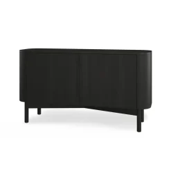 Northern Cómodas Y Aparadores|Cómodas Y Aparadores<Aparador Loud long 146 cm, Black painted oak Negro