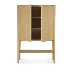 Ethnicraft Aparador PI , Roble, 2 puertas, 110 cm Beige Discount