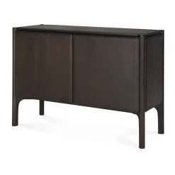 Ethnicraft Aparador PI, Teca dark brown, 2 puertas Marrón Sale