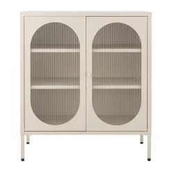 Bloomingville Aparador Salvo 80x40x90 cm, Nature, metal Beige Discount