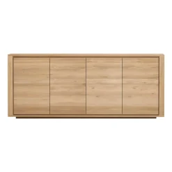 Ethnicraft Cómodas Y Aparadores|Cómodas Y Aparadores<Aparador Shadow, Roble 203x84x45 cm Beige