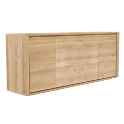Ethnicraft Cómodas Y Aparadores|Cómodas Y Aparadores<Aparador Shadow, Roble 203x84x45 cm Beige