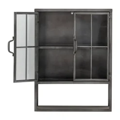 Bloomingville Vitrinas Y Gabinetes|Vitrinas Y Gabinetes<Aparador Sindre 46x21,5x61 cm, , metal Negro