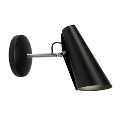 Northern Lámparas De Cama|Lámparas De Pared<Aplique Birdy, corto, Black-steel Negro