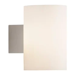 Herstal Aplique de pared Evoke L, -vidrio opalino Blanco Online