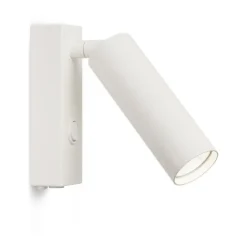 Herstal Aplique de pared Pipeline, mate Blanco Online