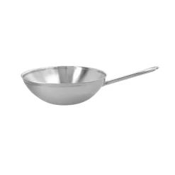 Demeyere Apollo 7 sartén wok de acero inoxidable 7-ply, Ø30 cm Plateado