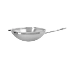 Demeyere Woks<Apollo 7 sartén wok de acero inoxidable 7-ply 2 asas, Ø36 cm Plateado
