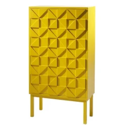 A2 Vitrinas Y Gabinetes|Vitrinas Y Gabinetes<Armario Collect 2011, Amarillo Blanco