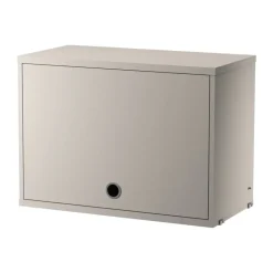 String Estanterias String|Vitrinas Y Gabinetes<Armario con puerta abatible , , 58x30 cm Beige
