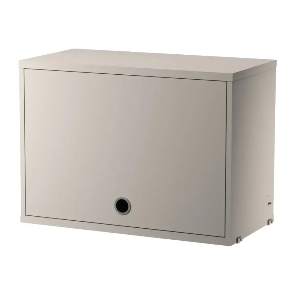 String Estanterias String|Vitrinas Y Gabinetes<Armario con puerta abatible , , 58x30 cm Beige