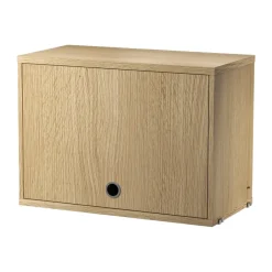 String Vitrinas Y Gabinetes|Vitrinas Y Gabinetes<Armario con puerta abatible , Roble, 58x30 cm Beige